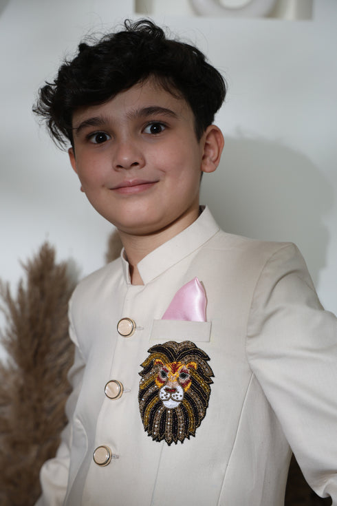 LION CREAM BANDGALA SET